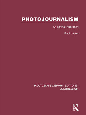 cover image of Photojournalism